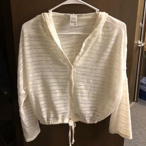 American Rag Button Up Hoodie